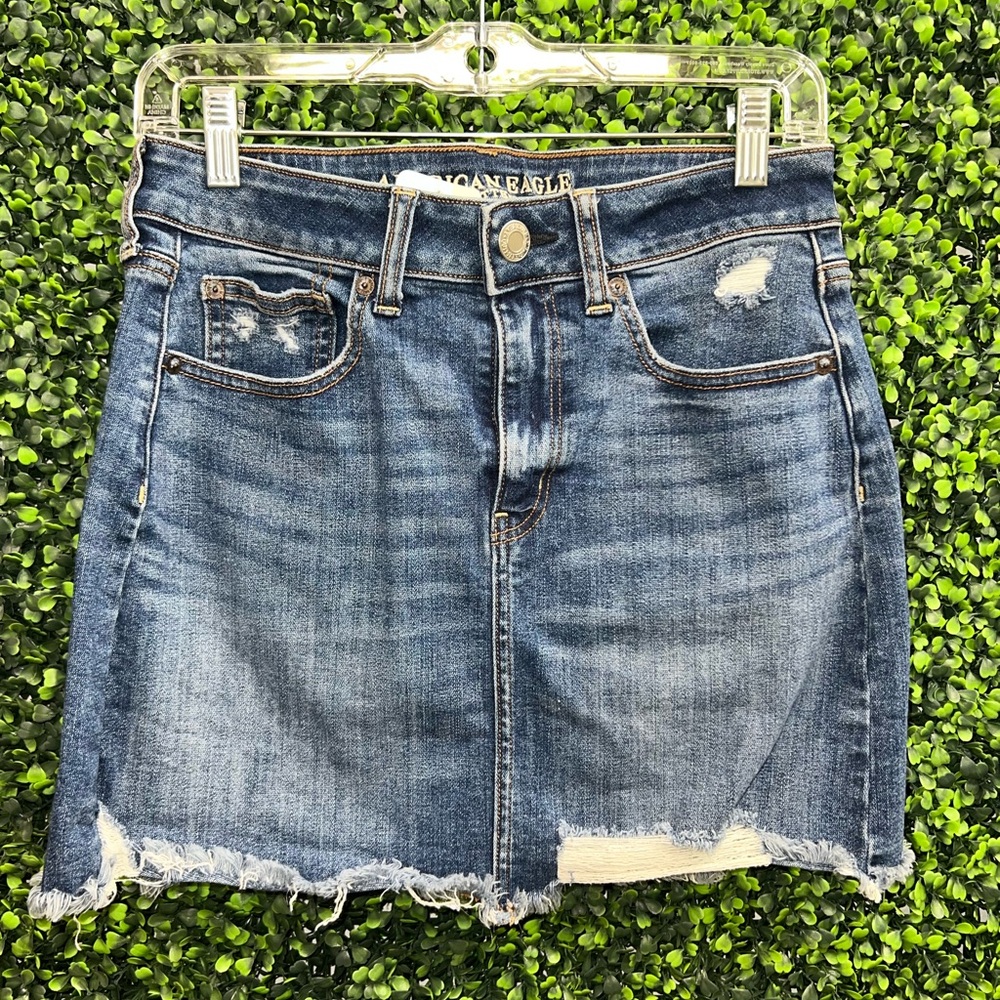American Eagle Denim Mini Skirt